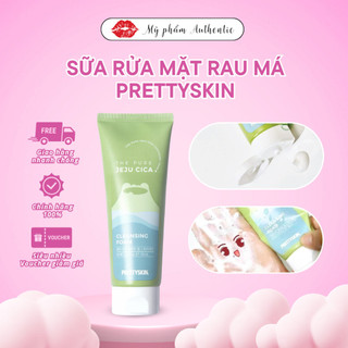Sữa rửa mặt rau má Jeju Cica Cleansing Foam Prettyskin 