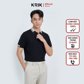 Áo Polo Nam KRIK Cổ Đức Chất Liệu Cotton Cao Cấp Form Fitted Ôm Vừa Vặn PL2021