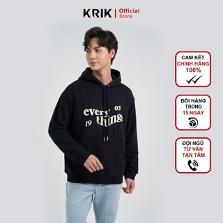 Áo hoodie nam local brand krik form classic thiết kế basic màu sắc cơ bản dễ phối đồ chất liệu cotton cao cấp ah4809
