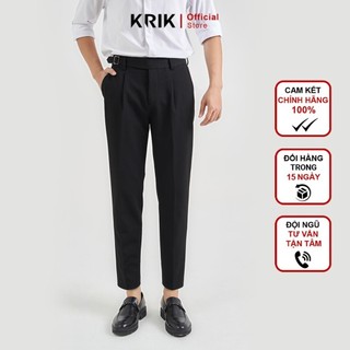 Quần Âu Nam Local Brand KRIK Chất Liệu Cao Cấp Form Baggy Trẻ Trung QA7008