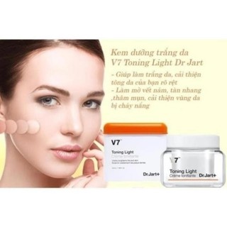 Kem dưỡng trắng da V7 Toning Light .