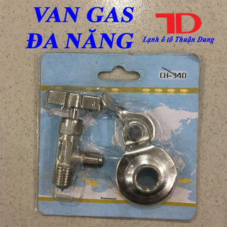 Van khóa gas lon đa năng, TD Điện lạnh Thuận Dung