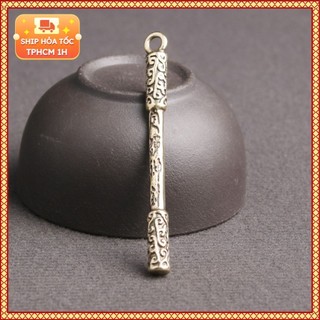 Tượng Nhỏ Bằng Đồng Kiểu Dáng Cây Gậy Như Ý Tề Thiên (Kích Thước: 0.5 x 6cm)