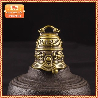 Tượng Nhỏ Bằng Đồng Kiểu Dáng Hình Chuông Cổ Thái Lan (Kích Thước: 3.0cm x 2.2cm)