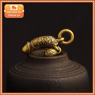 Tượng Nhỏ Bằng Đồng Kiểu Dáng Con Ciu Độc Lạ (Kích Thước: 2 x 3.7cm)