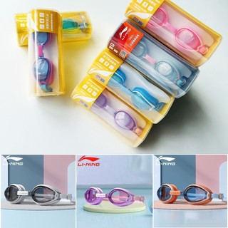 Kính bơi cho bé , Kính bơi Lining mắt nhỏ nhiều màu freesize size từ 3-14y