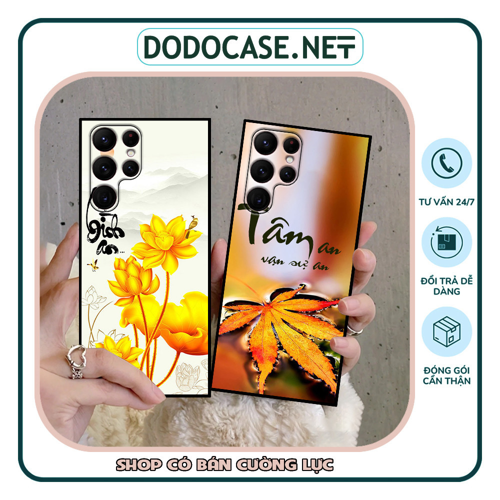 Ốp lưng Samsung S22 5G / S22 Plus 5G / S22+ 5G / S22 Ultra 5G in hình phật tâm an, bình an