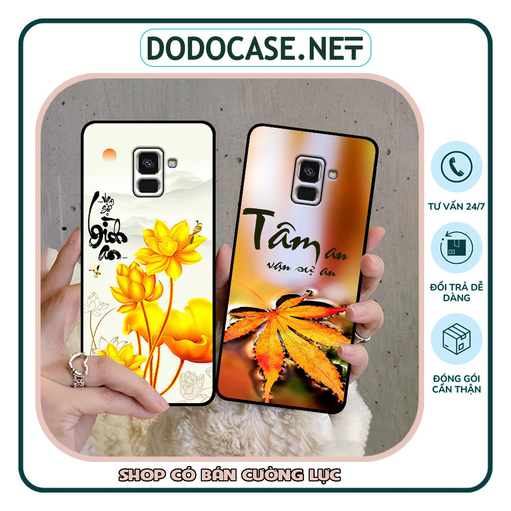 Ốp lưng Samsung A5 2018 / A8 2018 / A8 Plus / A8+ in hình phật tâm an, bình an