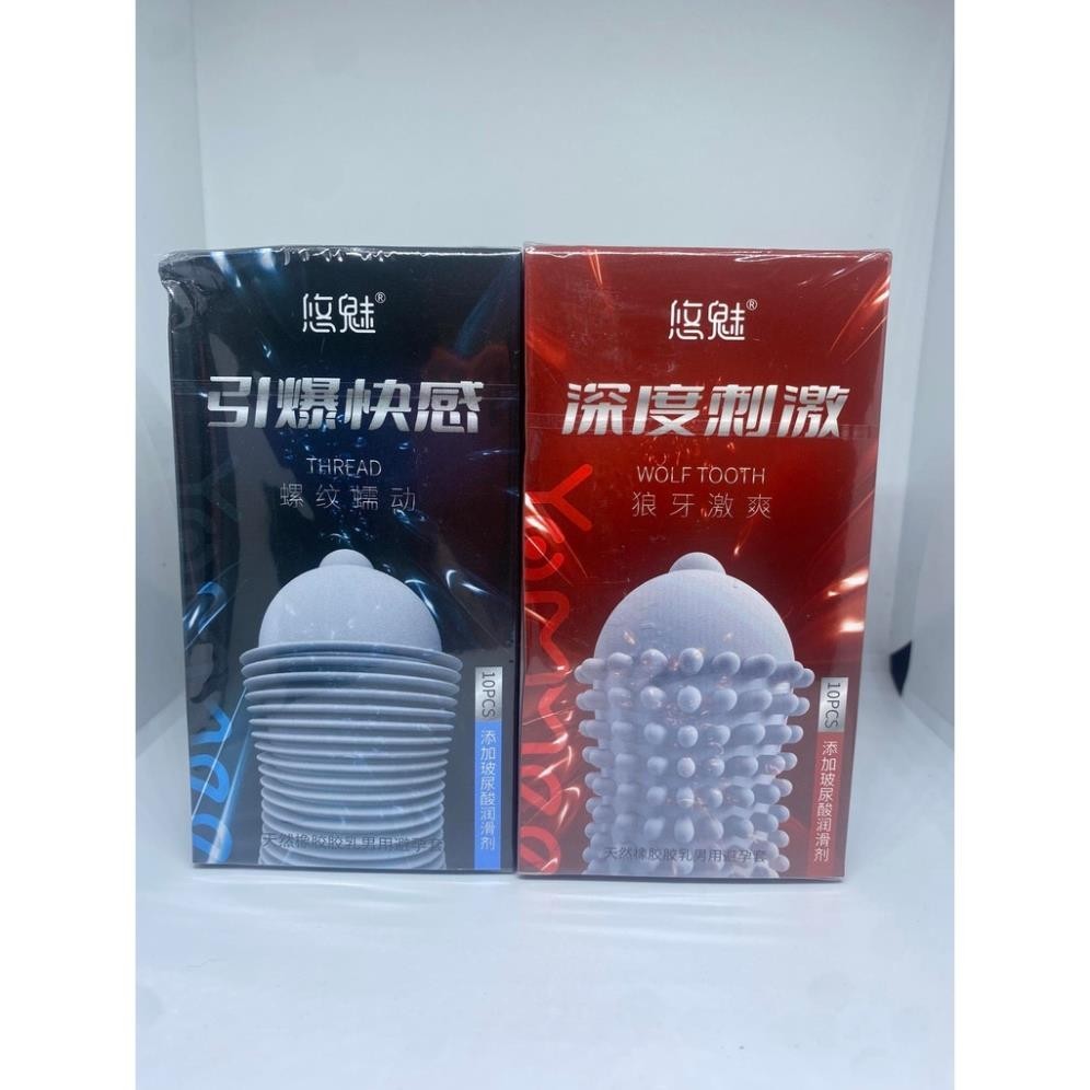 Bao cao su gân gai Biilie - Combo 2 Hộp 20 bao gân gai