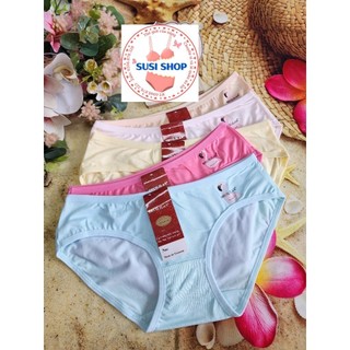 Combo 10 Quần Lót Nữ Cotton Thái Thiết Kế Họa Tiết Dễ Thương Xinh Xắn Size 40 - 52 Kg [228]