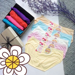 Bộ 10 quần lót nữ cotton thoáng mát thái lan, size 40-60kg