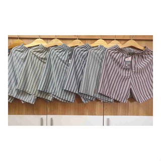 [SIÊU RẺ] Combo 05 Quần Đùi Nam Kẻ Sọc Trắng Thun Co Giãn Có Túi Sau Mặc Ngủ,Mặc Nhà Thoáng Mát Size từ 65-80kg