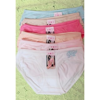 Bộ 10 quần lót nữ hoa hồng nổi, size lớn từ 55-65kg (hoa hồng 3265)