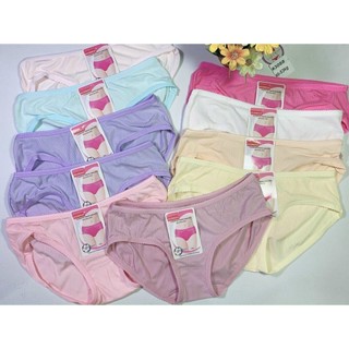 Bộ 10 quần lót nữ thun lạnh gân, siêu mát, thích hợp cho các bạn nữ từ 40-53kg (3088)
