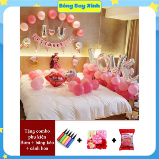 Set Bóng Trang Trí Phòng Cưới, Bóng Bay Trang Trí Phòng Cưới