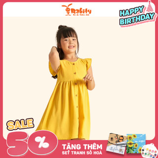 Đầm bé gái Rabity váy cho bé gái cánh tiên đuôi cá chất cotton thô 92645