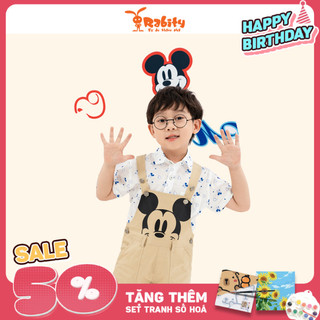 Quần yếm bé trai yếm cho bé trai Rabity 93112