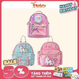 Balo ba lô mẫu giáo cho trẻ Rabity ba lô elsa cho bé gái cao đến 30cm ngựa pony balo nhỏ cho bé mẫu giáo  22001