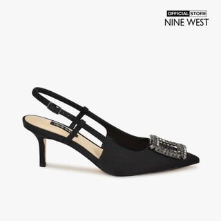 NINE WEST - Giày cao gót nữ bít mũi đính đá Aimey WNAIMEY2-BLK01