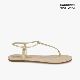 NINE WEST - Giày sandals nữ xỏ ngón điệu đà Bassie WNBASSIE9-GOL03