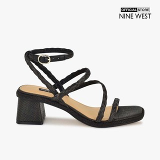 NINE WEST - Giày sandals cao gót nữ mũi vuông Emolly WNEMOLLY3-BLK01