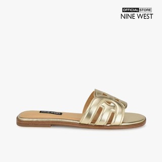 NINE WEST - Dép quai ngang nữ bản vừa Geena WNGEENA3-GOL01