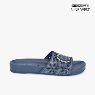 NINE WEST - Dép quai ngang nữ trang trí họa tiết Giulia WNGIULIA2-MBL01