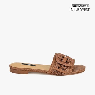 NINE WEST - Dép quai ngang nữ khoá gài Hagleigh WNHAGLEIGH2-DBR01