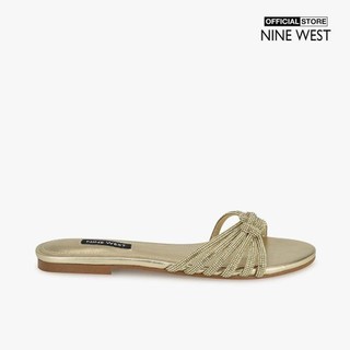 NINE WEST - Dép quai ngang nữ đính đá Luxury WNLUXURY5-GOL01