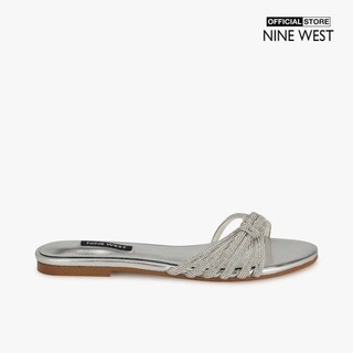 NINE WEST - Dép quai ngang nữ đính đá Luxury WNLUXURY5-SIL01