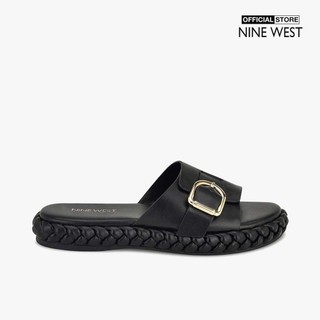 NINE WEST - Dép quai ngang nữ bản vừa phối khoá gài Shantel WNSHANTEL3-BLK01