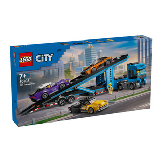 Đồ chơi lắp ráp xe tải vận chuyển xe đua thể thao lego city 60408