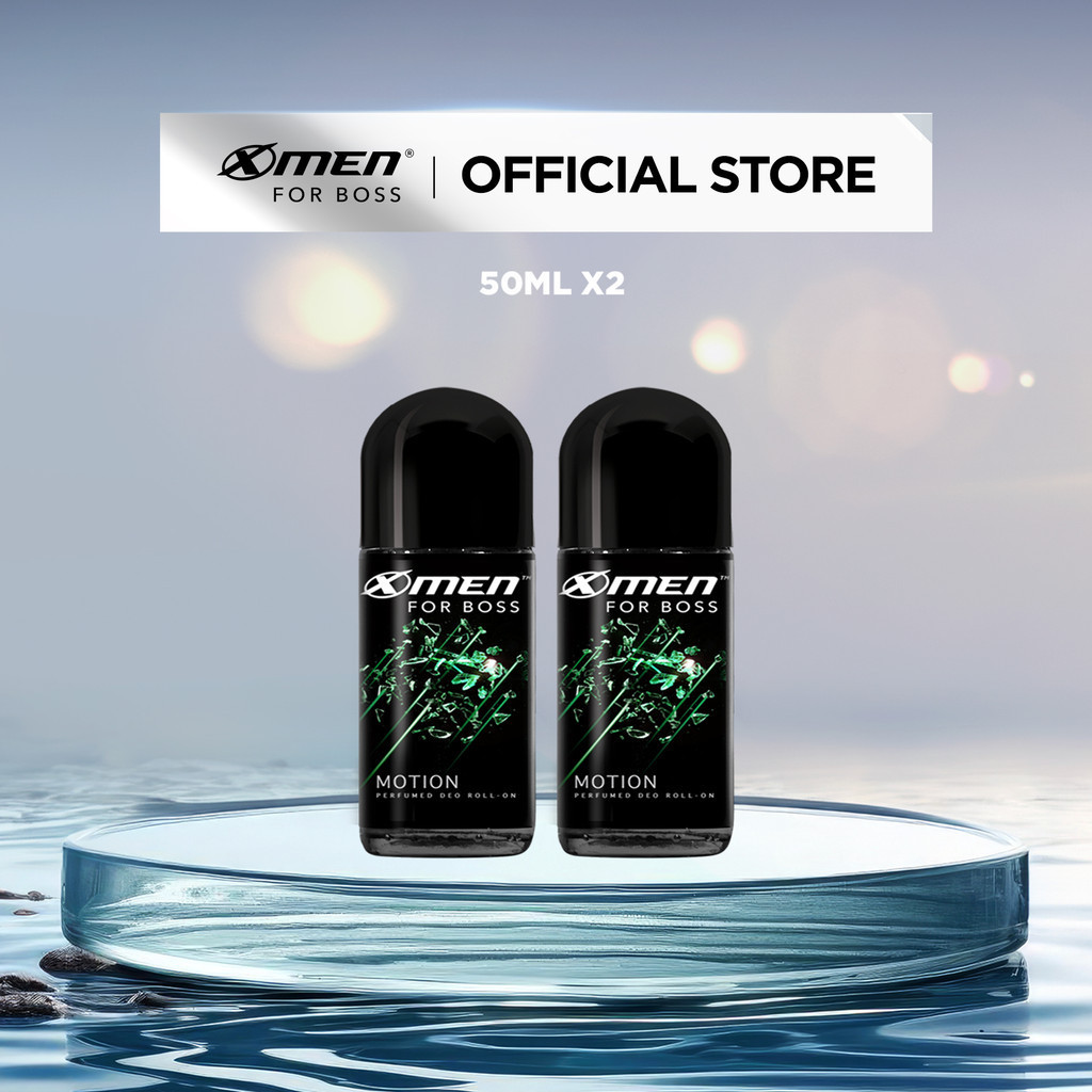 Bộ 2 Lăn Khử Mùi Xmen For Boss 50Ml Hương Năng Động Motion - [Quà Tặng Áp Dụng Cho Đơn Hàng Từ 199K]