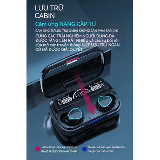 Tai Nghe Bluetooth Không Dây Âm To Mic Rõ Pin Trâu Chạm Cảm Ứng Chạm Định Vị XSR STORE SP01