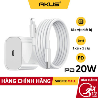 Combo sạc nhanh PD 20W - CB20W - Akus SP01