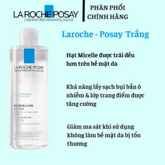 NƯỚC TẨY TRANG LA ROCHE POSAY LÀM SẠCH SÂU CHO DA DẦU MỤN VÀ DA NHẠY CẢM - 400ML | BigBuy360 - bigbuy360.vn