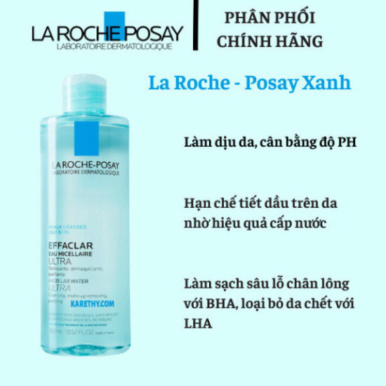 NƯỚC TẨY TRANG LA ROCHE POSAY LÀM SẠCH SÂU CHO DA DẦU MỤN VÀ DA NHẠY CẢM - 400ML | BigBuy360 - bigbuy360.vn
