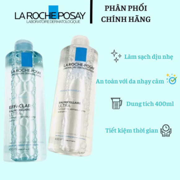 NƯỚC TẨY TRANG LA ROCHE POSAY LÀM SẠCH SÂU CHO DA DẦU MỤN VÀ DA NHẠY CẢM - 400ML | BigBuy360 - bigbuy360.vn