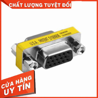 Đầu nối vga 2 đầu âm giúp nối 2 dây cáp vga với nhau