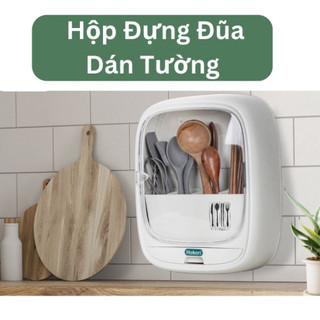 Hộp Đựng Đũa Dán Tường, Ống Đựng Đũa Cao Cấp, Tiện Lợi - Darling Home