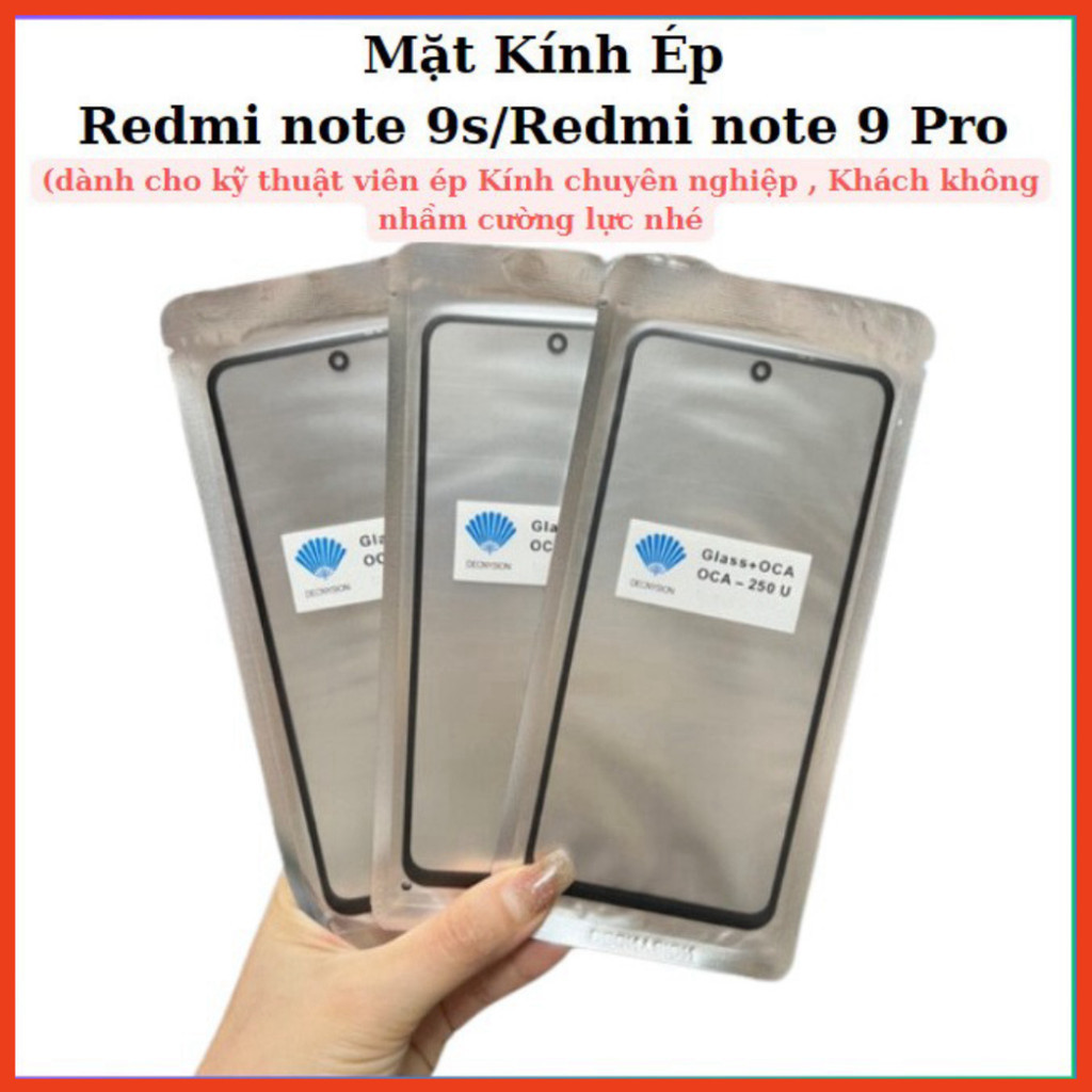kính ép xiaomi redmi note 9s,redmo note 9 pro