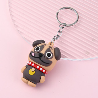 Móc khóa cún cưng 6CM cún nâu - Bách hoá Thỏ Hồng
