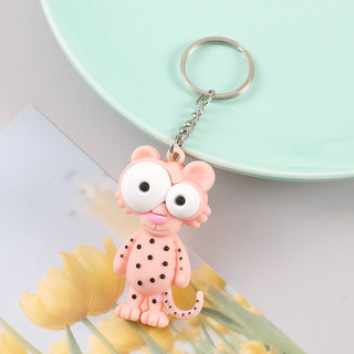 Móc khóa động vật hoang dã 7CM báo đốm - Thỏ Hồng
