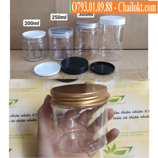 Hủ nhựa pet trong 200ml 250ml 300ml 350ml đựng thực phẩm,