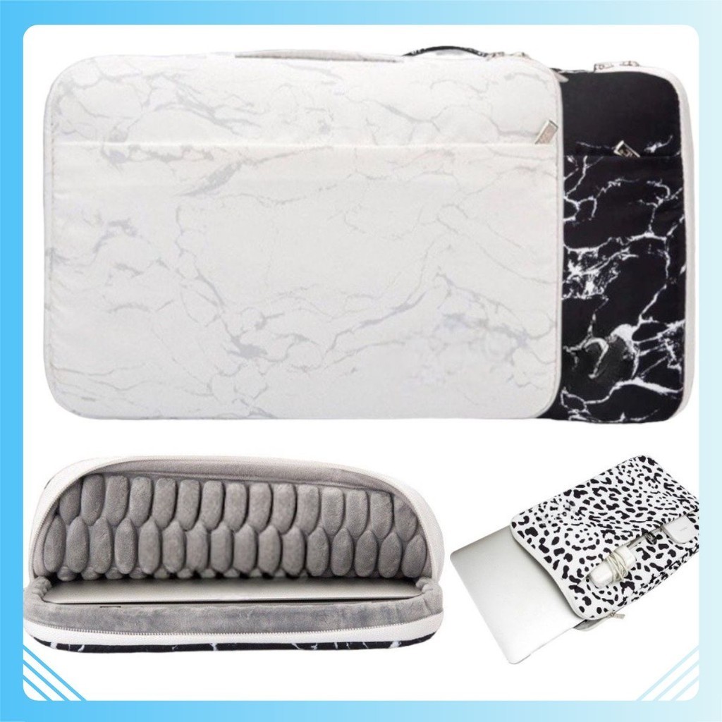 Túi Xách Chống Sốc Laptop - Kháng Nước Tốt đủ size 13/14/15/15.6/16inch - Loại 2 Ngăn Mẫu Màu
