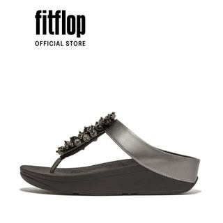 Dép Xỏ Ngón Nữ FitFlop FINO - Pewter Black - MD HI9-B06