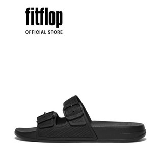 Dép Quai Ngang Nữ FitFlop IQUSHION - All Black - II FD2-090