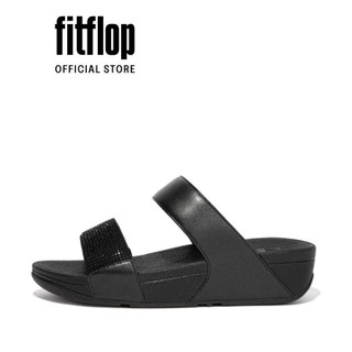 Dép Quai Ngang Nữ FitFlop LULU - All Black - MD EC4-090