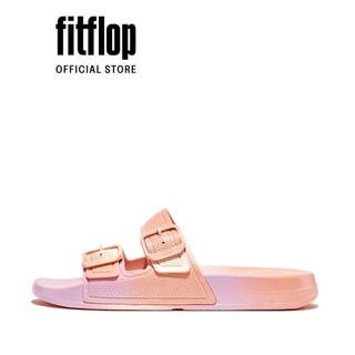 Dép Quai Ngang Nữ FitFlop IQUSHION - Urban White Iridescent - II HM1-B15
