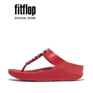 Dép Xỏ Ngón Nữ FitFlop HALO - Metallic Red - MD HJ1-A97